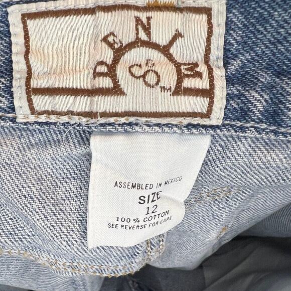 Vintage Women's Denim & Company High Rise Mom Jeans Light Wash Size 12 - Picture 5 of 5